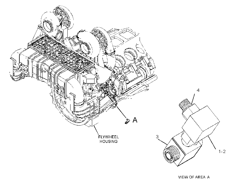 FITTING GP-AIR SHUTOFF 2911096 CAT