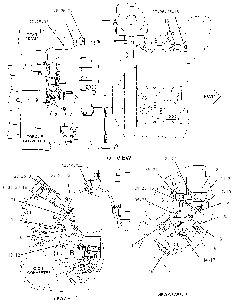 WIRING GP-POWER TRAIN 2843003 CAT