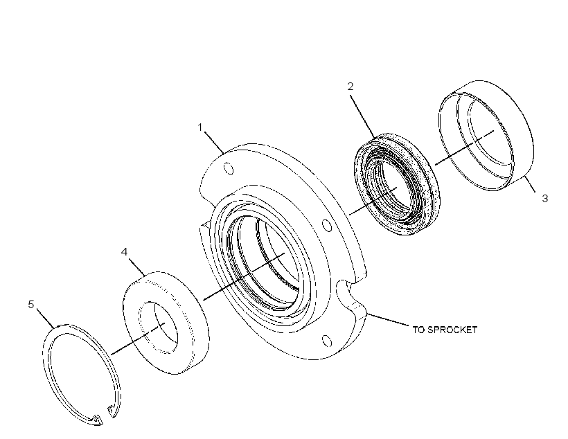 BEARING GP-SPROCKET 2781240 CAT