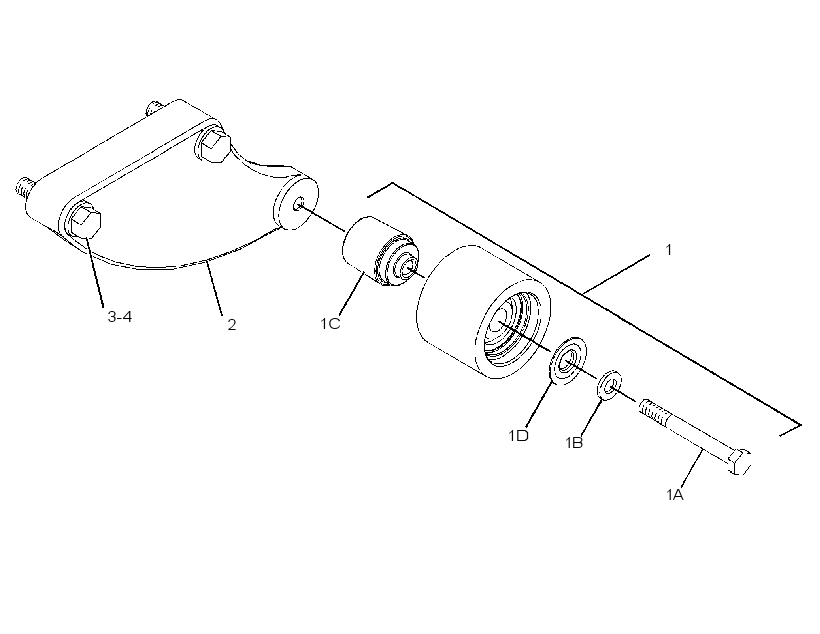 IDLER GP-BELT 3116602 CAT