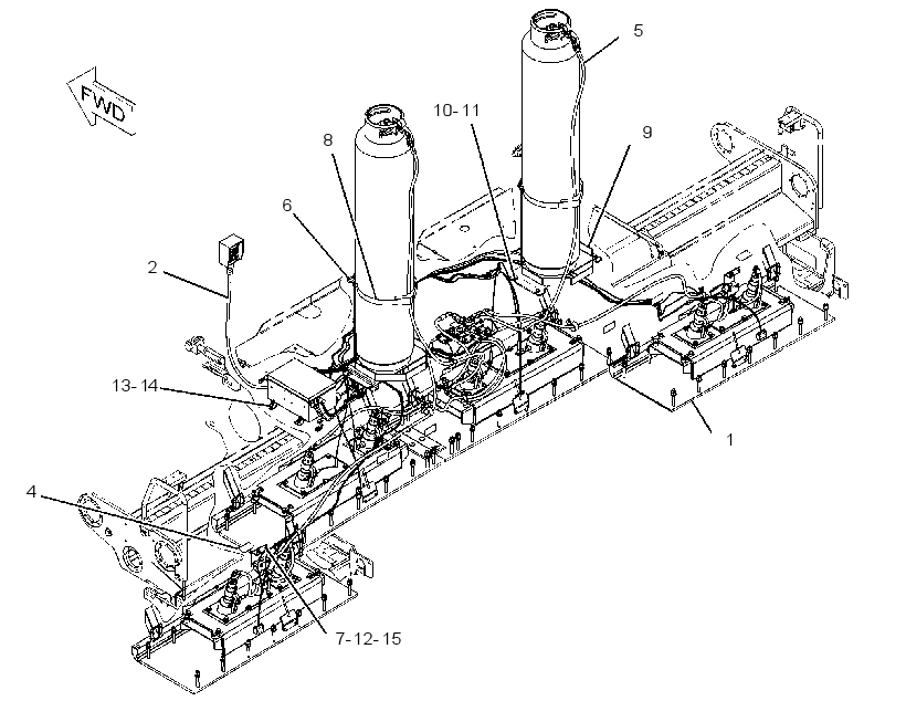 HEATER AR-SCREED 2422782 CAT