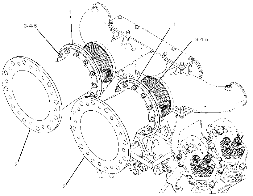 CONNECTION GP-EXHAUST 2968171 CAT