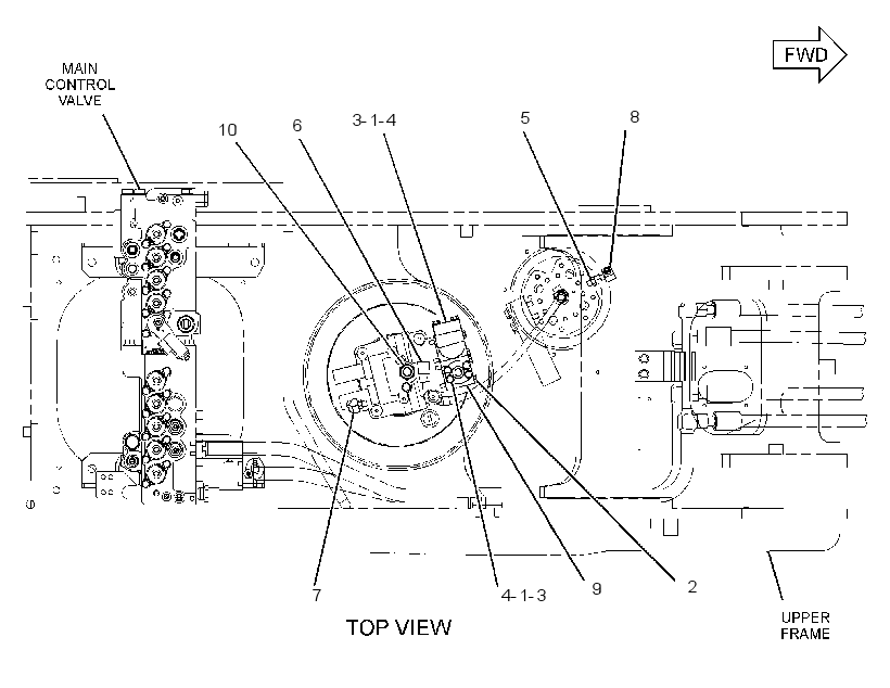 LINES GP-SWING CYLINDER 2818390 CAT