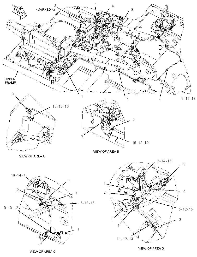 WIRING GP-AUXILIARY CONTROL 2594962 CAT