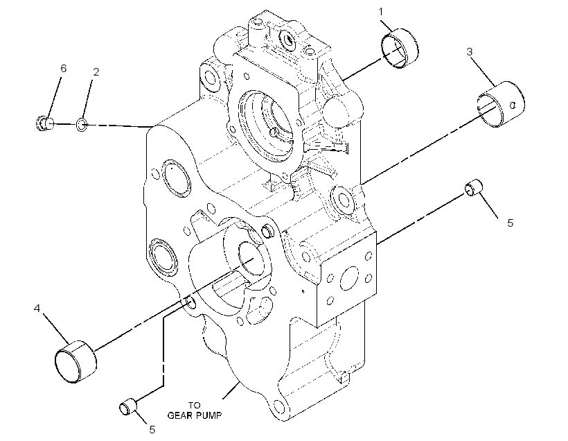 BODY AS-OIL PUMP 3233591 CAT
