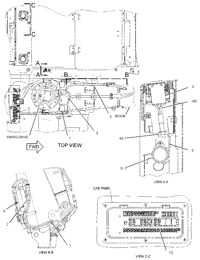 WIRING GP-OVERLOAD WARNING 3084677 CAT
