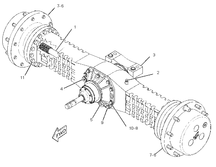 AXLE GP-OSCILLATING 3144925 CAT