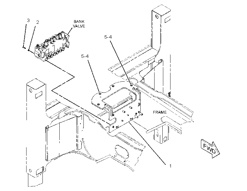 MOUNTING GP-BANK VALVE 2458767 CAT