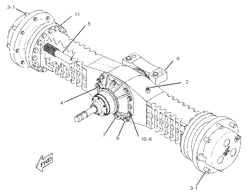 AXLE GP-OSCILLATING 3144926 CAT