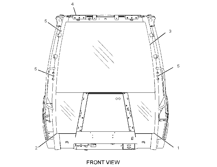 CANOPY GP-OPEN ROPS 3093228 CAT