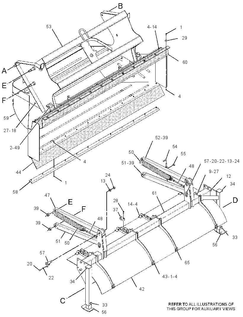 FRAME GP-BROOM 1664088 CAT