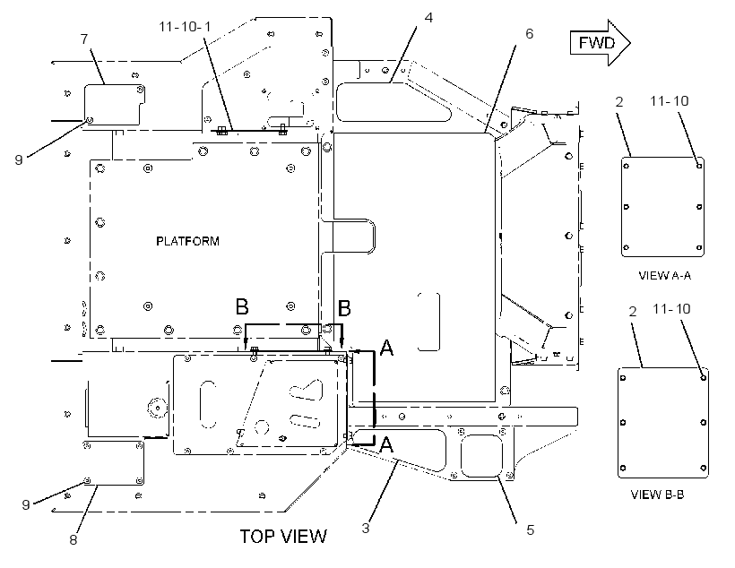 COVER GP-PLATFORM 2488655 CAT