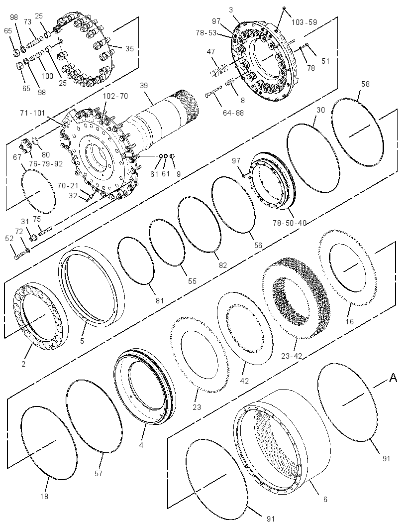 WHEEL & FINAL DRIVE AR 2576305 CAT