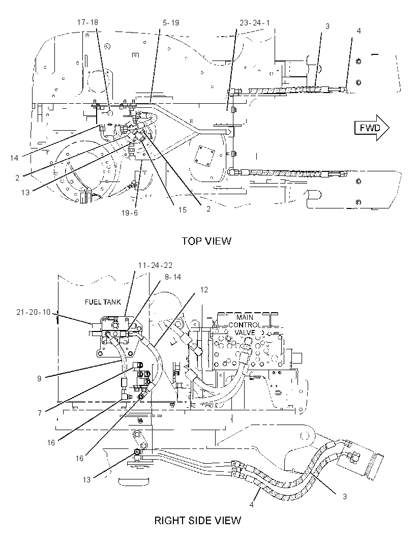 LINES GP-BLADE CYL & VALVE 3174895 CAT