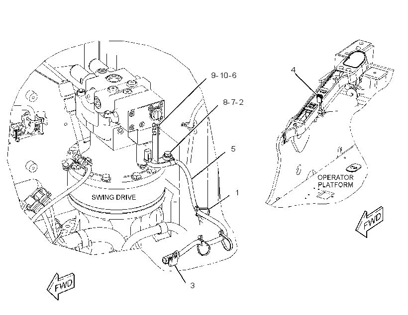 WIRING GP-FINE SWING 2757117 CAT