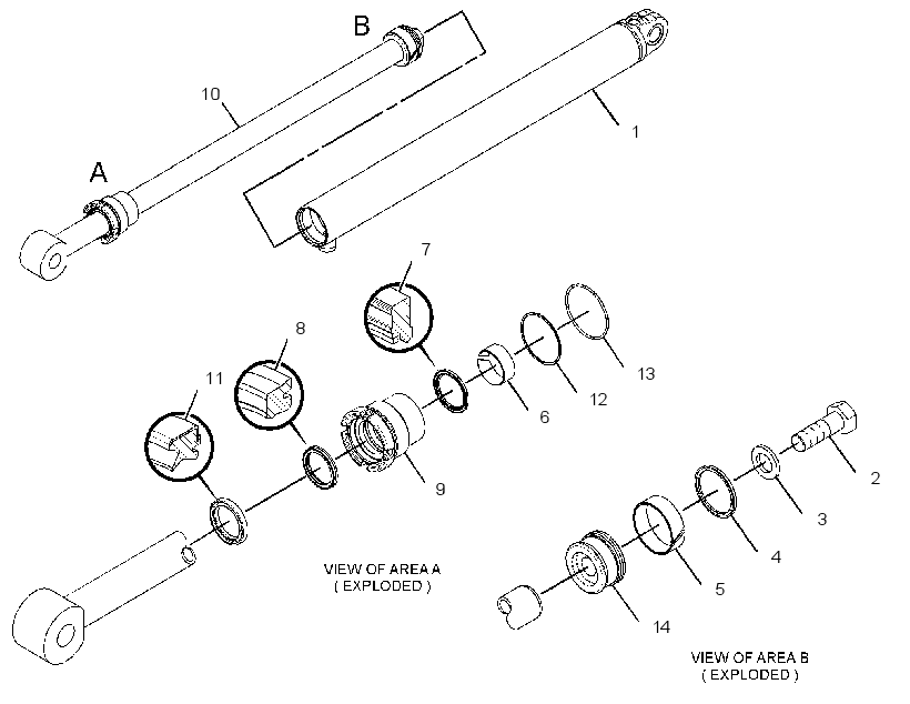 CYLINDER GP-EJECTOR 9T8039 CAT