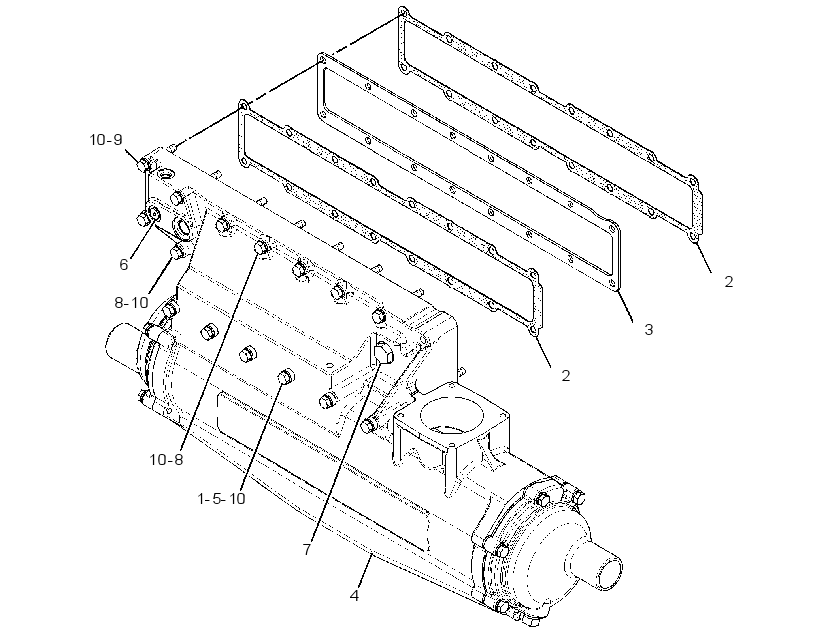 AFTERCOOLER GP-RAW WATER 2450464 CAT