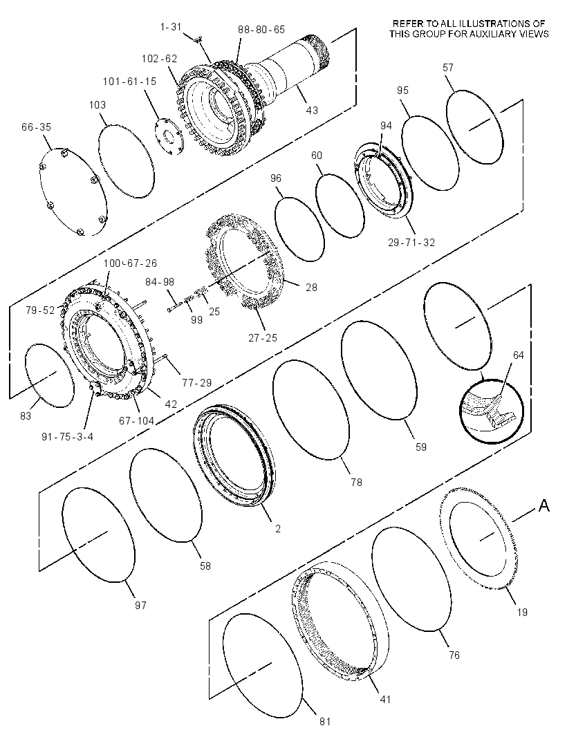 WHEEL & FINAL DRIVE AR 2576306 CAT