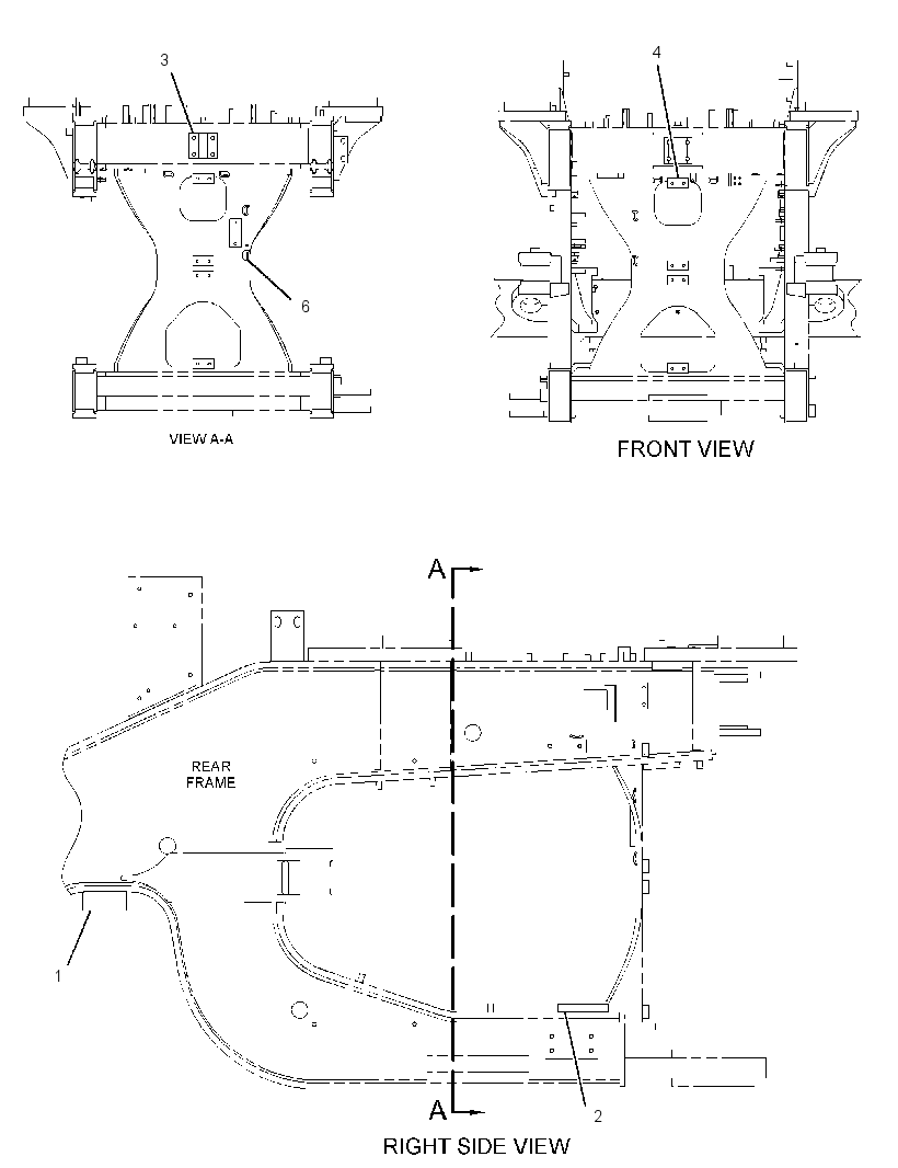 HARDWARE GP-REAR FRAME 2832173 CAT