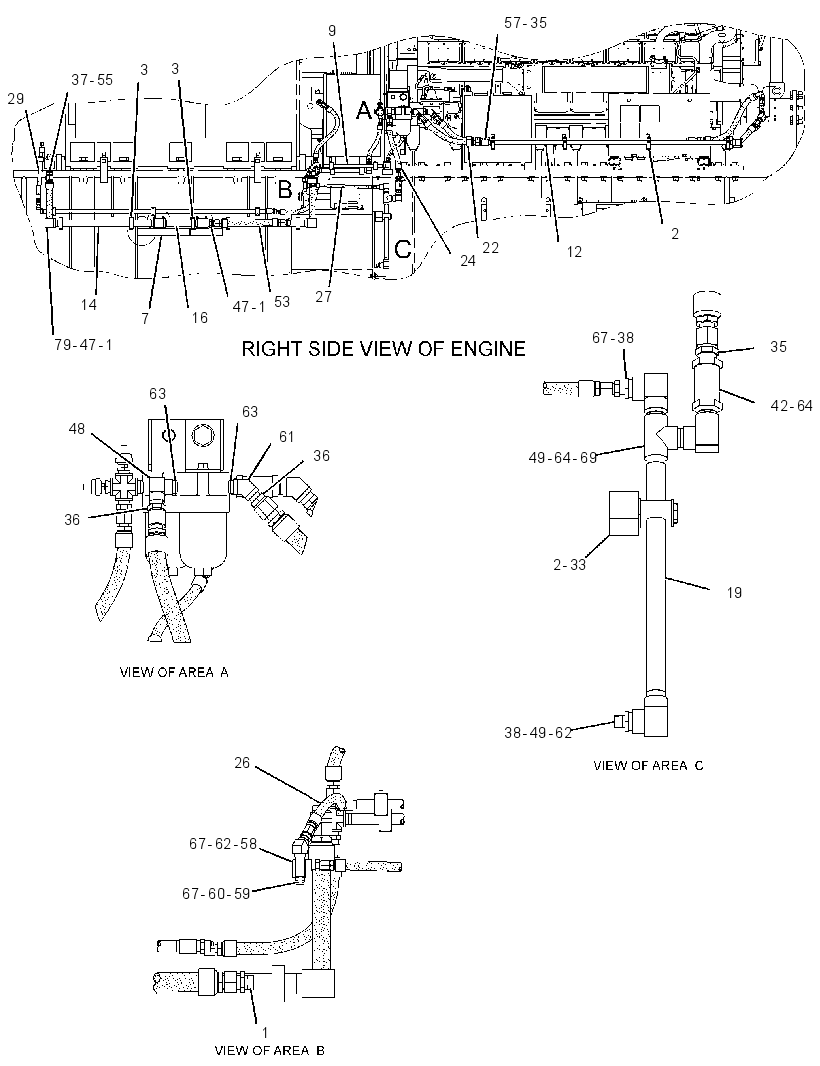 LINES GP-GENERATOR LUBRICATION 2339325 CAT