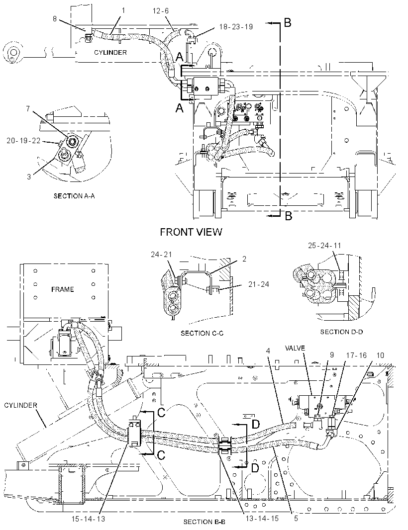 LINES GP-COUNTERWEIGHT 2904582 CAT