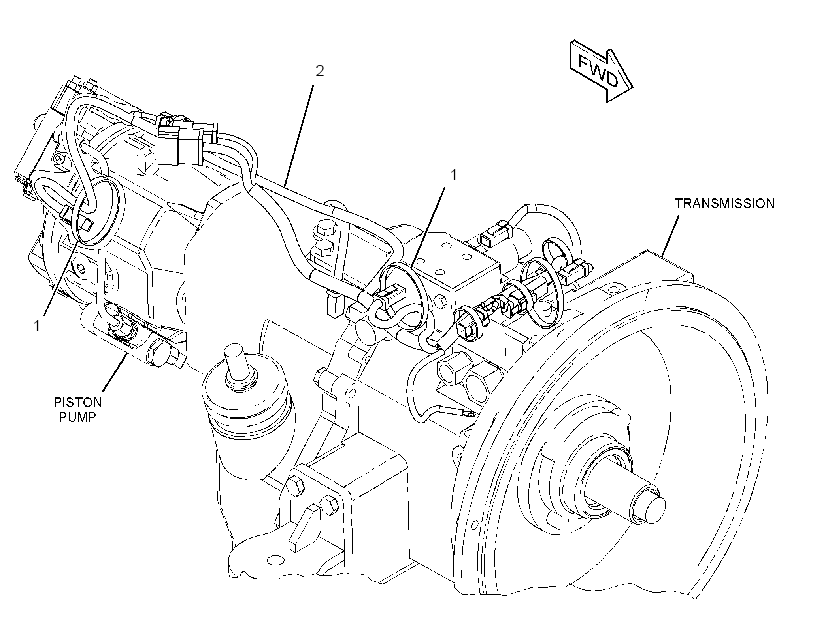 WIRING GP-TRANSMISSION CONTROL 2906757 CAT