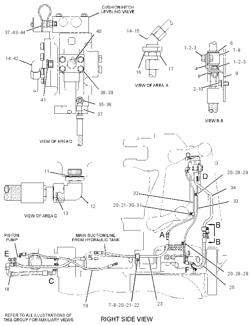 Трубопроводы гидравлические 8X4986 CAT