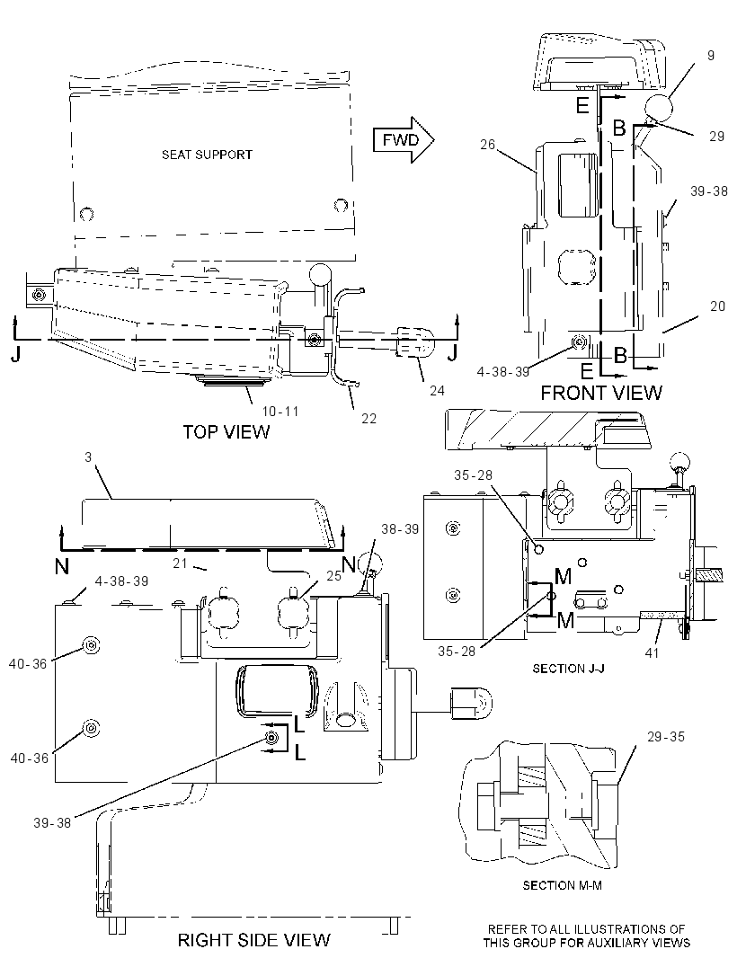SUPPORT GP-HYDRAULIC CONTROL 2289624 CAT