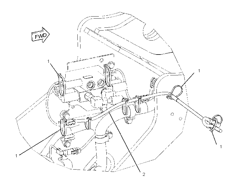 WIRING GP-MEDIUM PRESSURE 2757171 CAT