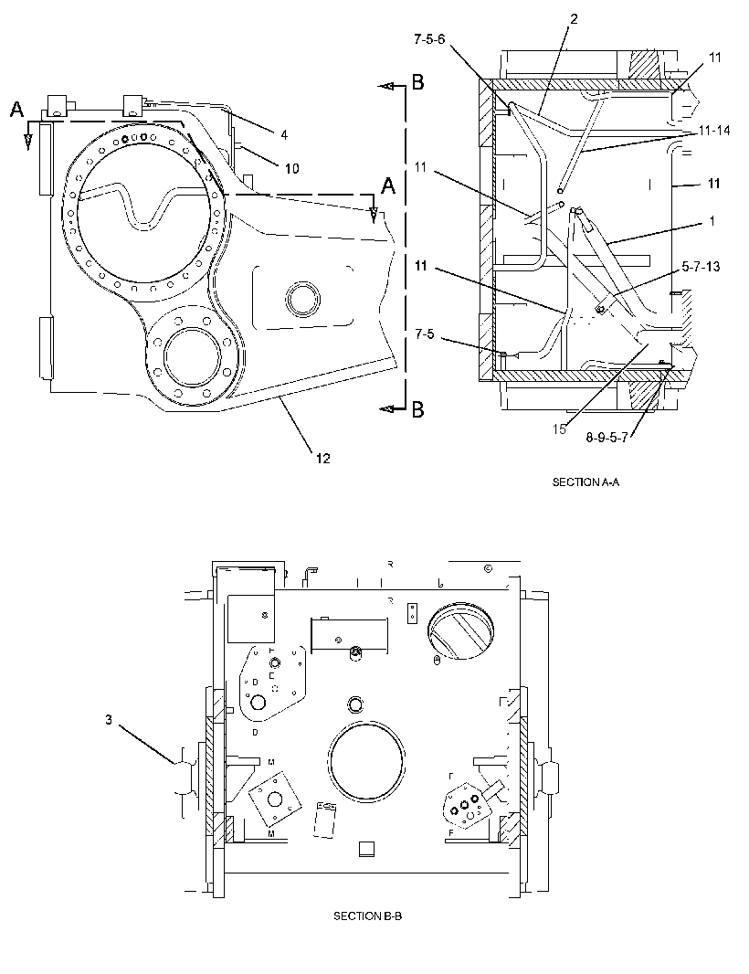 CASE & FRAME AS 1539175 CAT