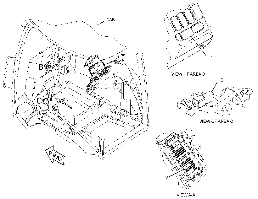 SWITCH GP-ALL WHEEL DRIVE 2906784 CAT