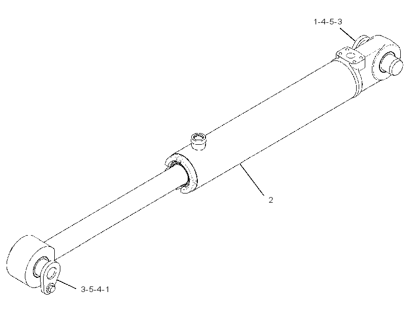CYLINDER & MTG GP-HYDRAULIC 2945761 CAT