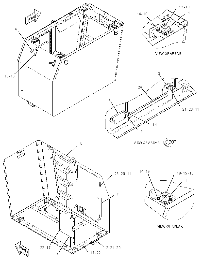 RISER GP-CAB 2848630 CAT