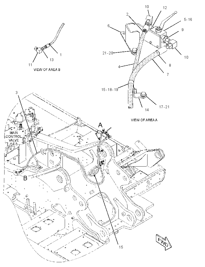 LINES GP-CAB RISER 2856423 CAT