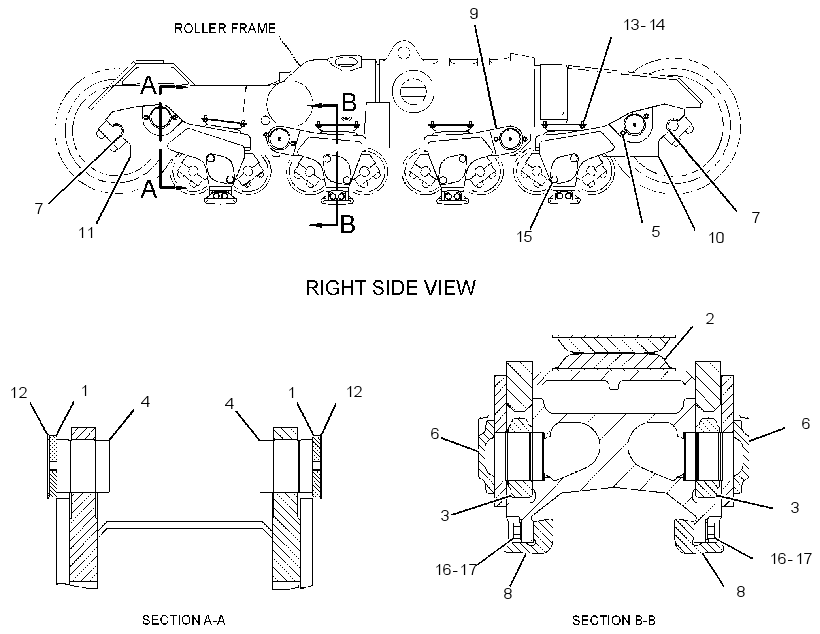 SUSPENSION GP-BOGIE 3102924 CAT