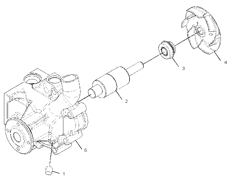 PUMP AS-WATER 1701195 CAT