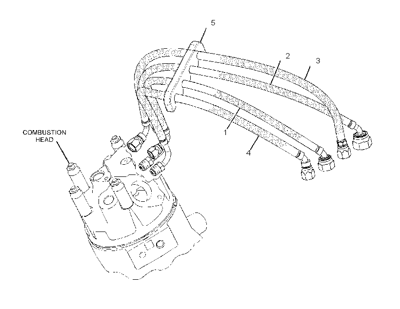 Трубопроводы отвода выхлопа 3211305 CAT