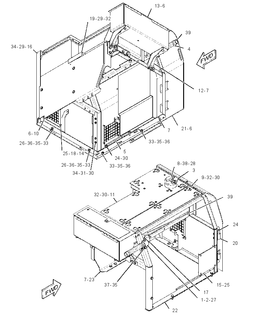 COVER GP-FUEL TANK 2727024 CAT