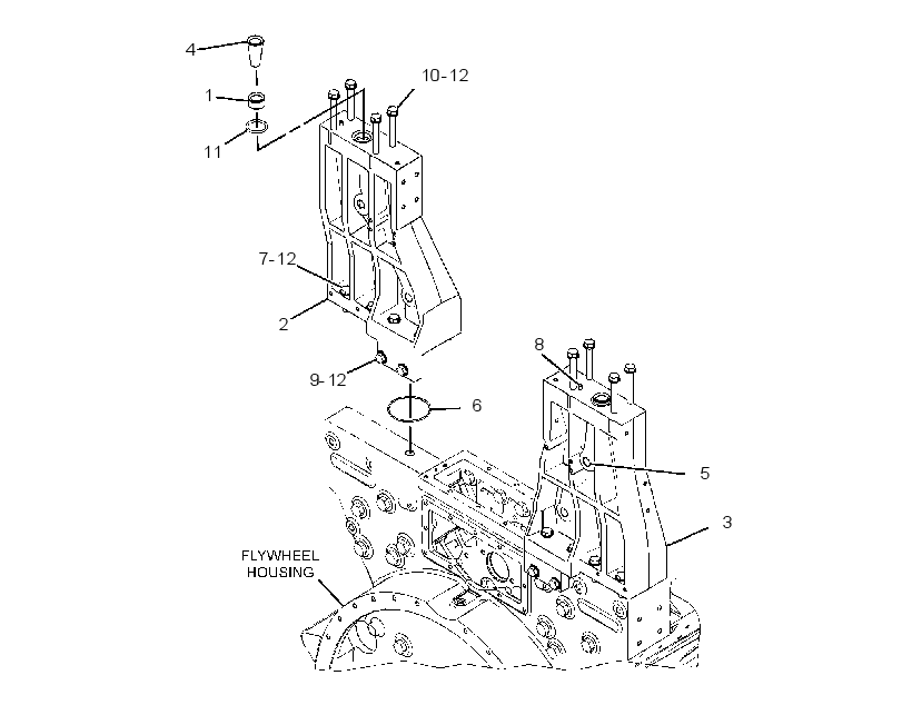 MOUNTING GP-TURBOCHARGER 2536965 CAT