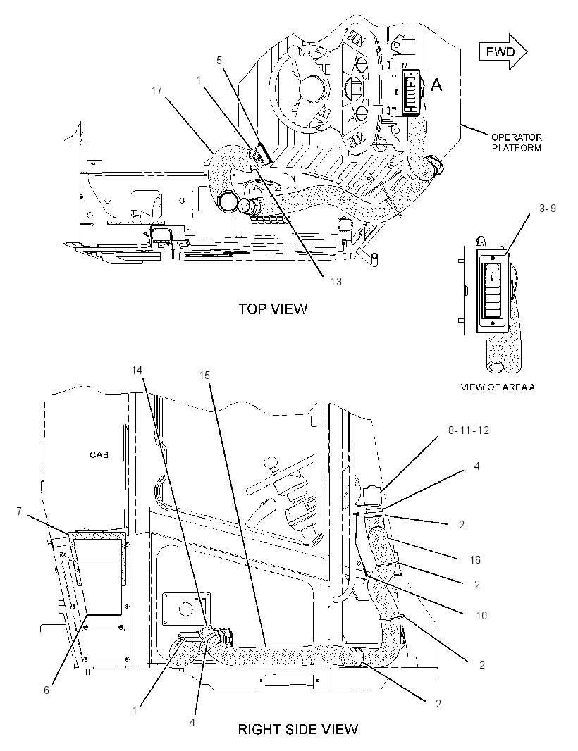 DUCT & FILTER GP-CAB AIR 3127504 CAT