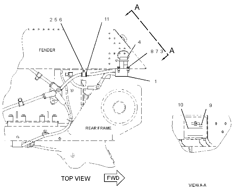 RECEPTACLE GP-AUXILIARY START 2410645 CAT