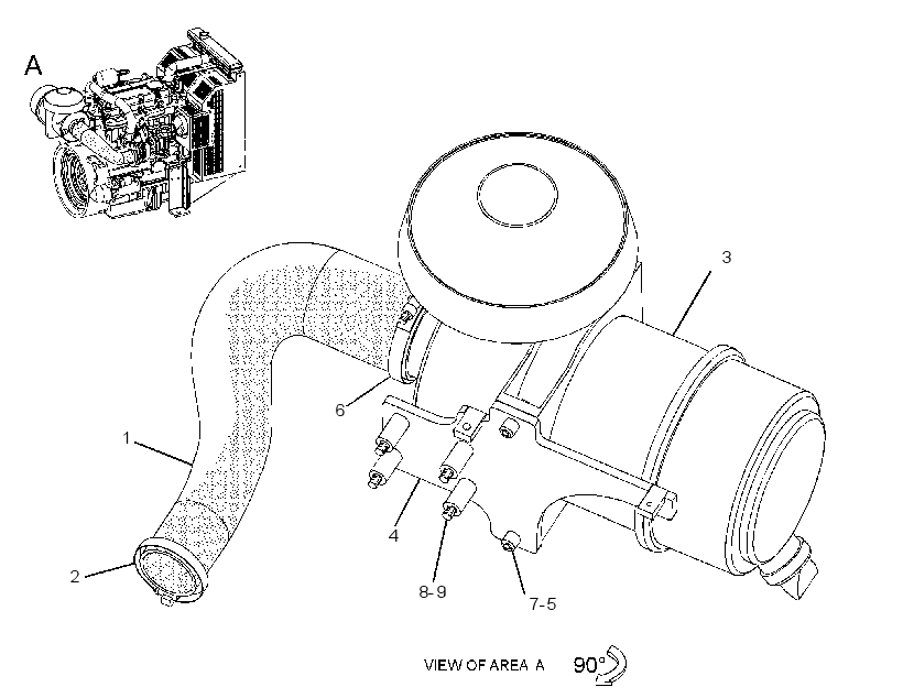 FILTER GP-AIR 3238633 CAT