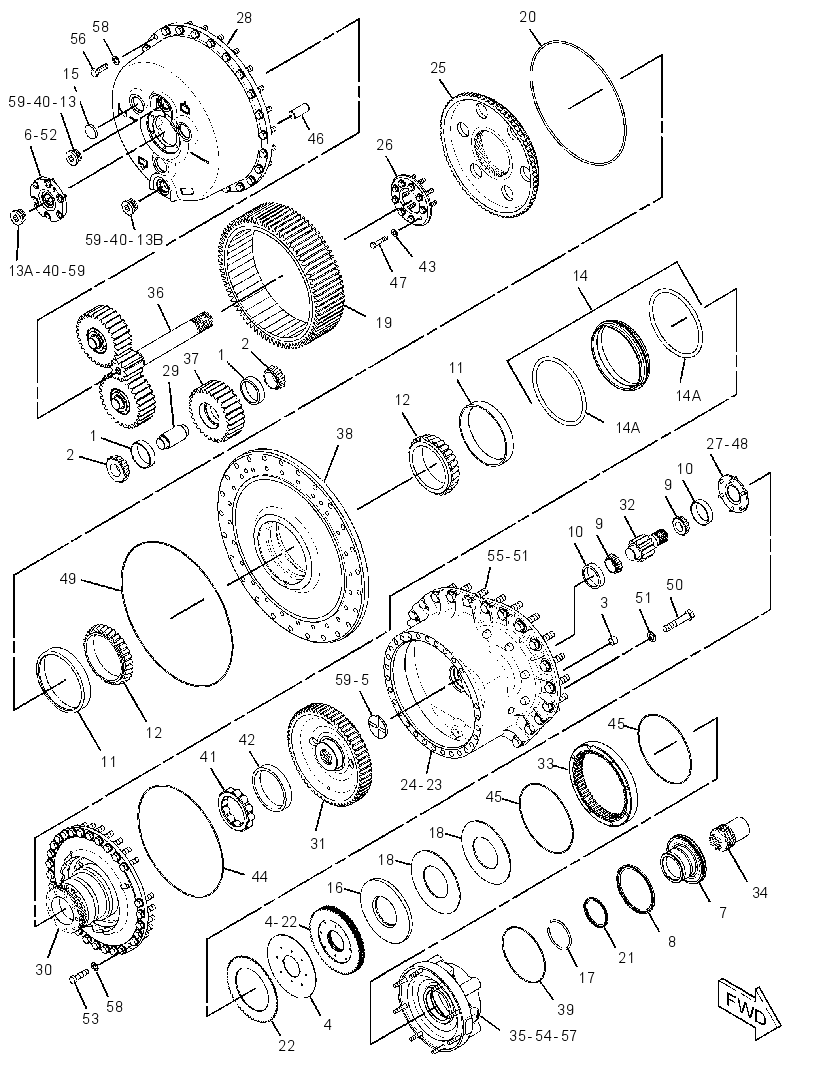 FINAL DRIVE & BRAKE GP 2429492 CAT
