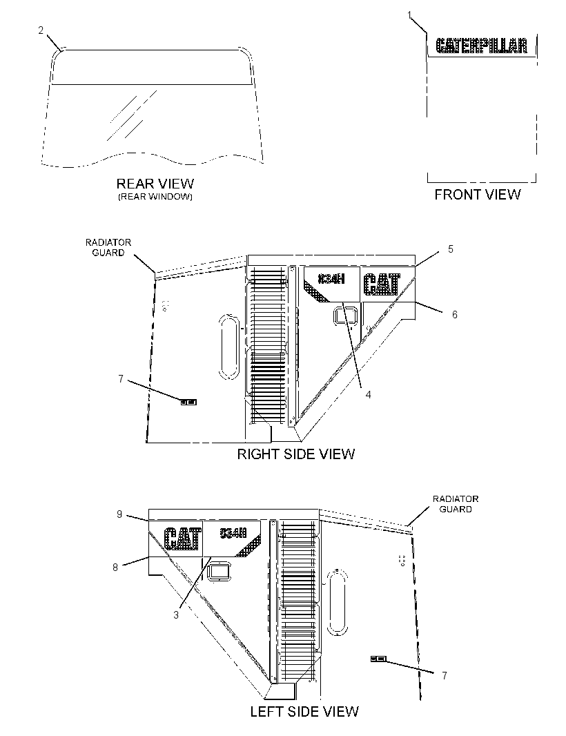 Плёнка 2915564 CAT