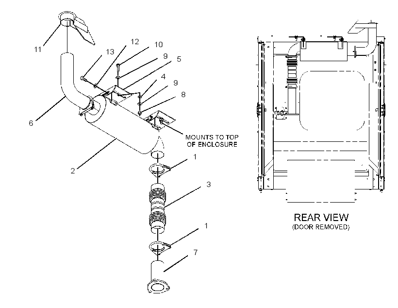 SILENCER GP-INLET 2920228 CAT