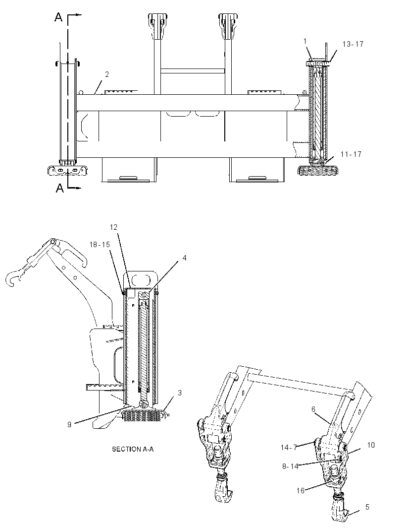 FRAME GP-BACKHOE 2380310 CAT