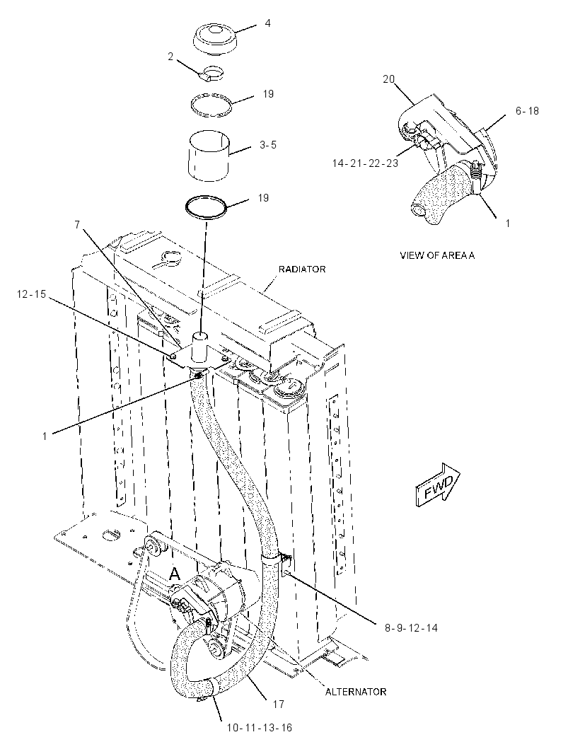 LINES GP-ALTERNATOR AIR 2575092 CAT