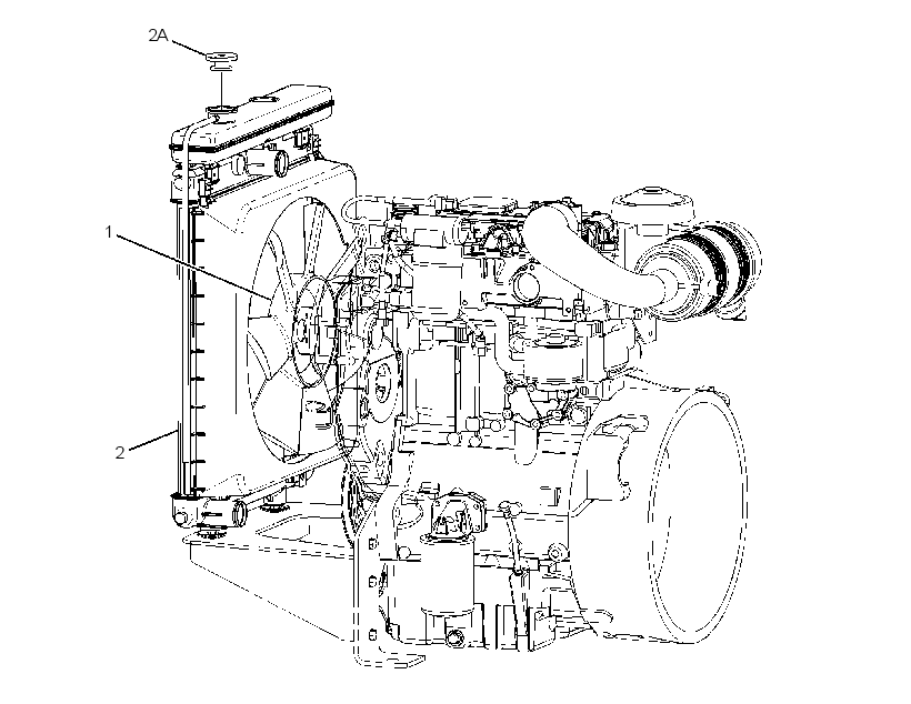 Радиатор 3249510 CAT