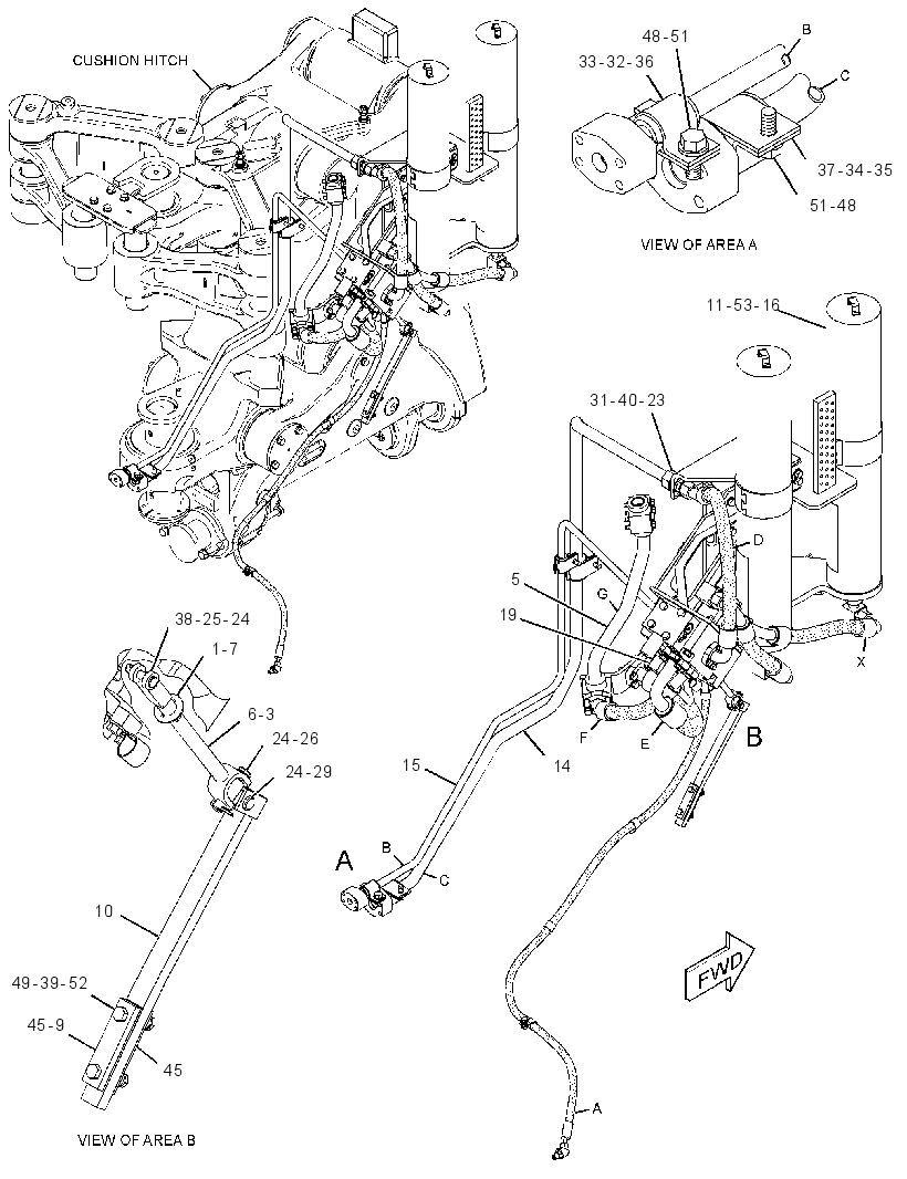 LINES GP-CUSHION-HITCH 2141469 CAT