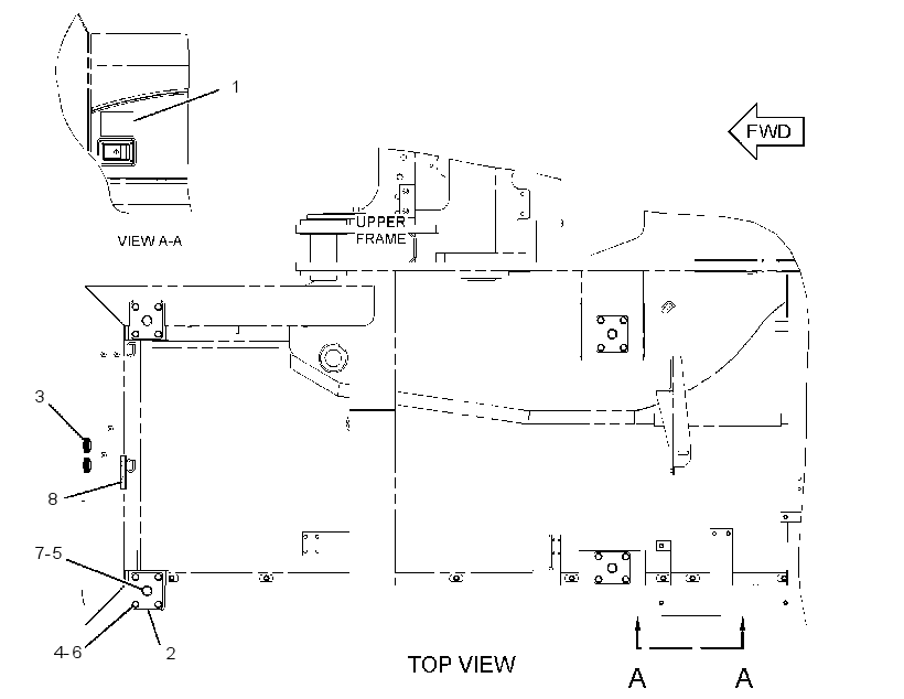 MOUNTING GP-RISER 2900299 CAT